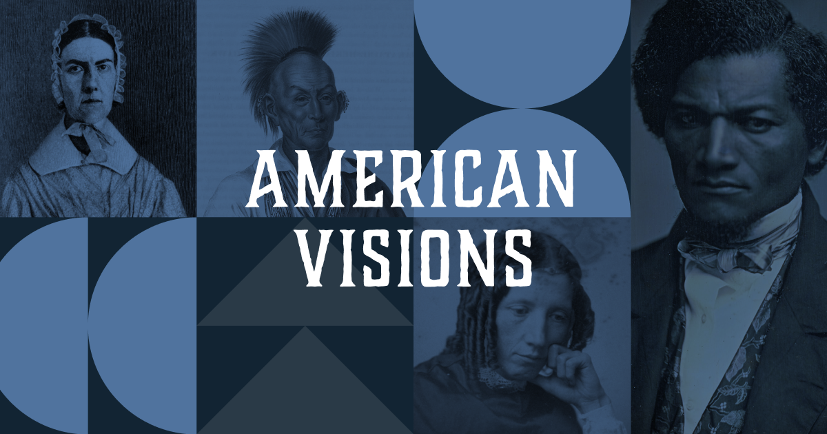Screenshot of the American Visions website